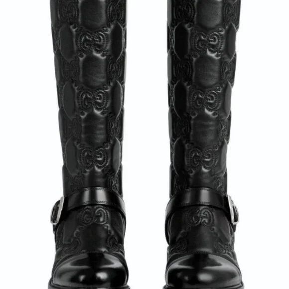 Gucci GG Matelassé Lug Sole boot - Picture 4 of 4